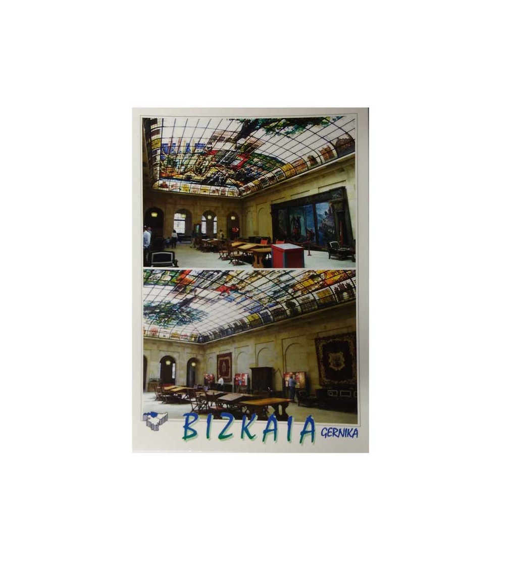 Sala de vidrieras de la Casa de Juntas de Gernika