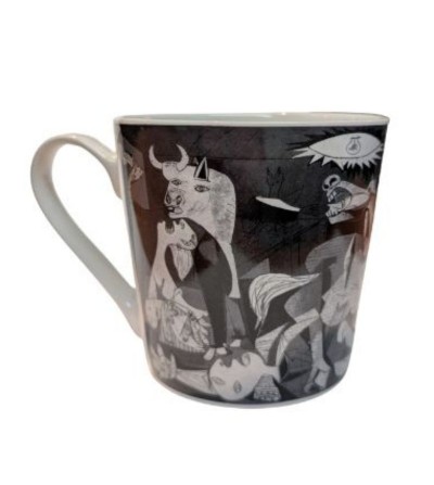 Mug Guernica de Pablo Picasso, asa izquierda