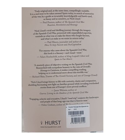 Travels Through the Spanish Civil War Trasera