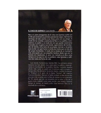 EL chico de Guernica (contraportada)