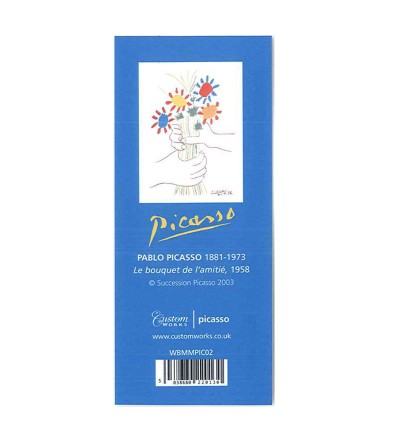 Marcapáginas El ramo de la amistad - parte trasera