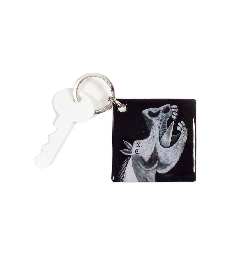 LLavero con la cabeza de caballo del Guernica de Pablo Picasso