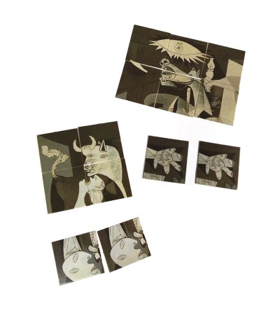 Piezas juego de memoria Guernica de Picasso